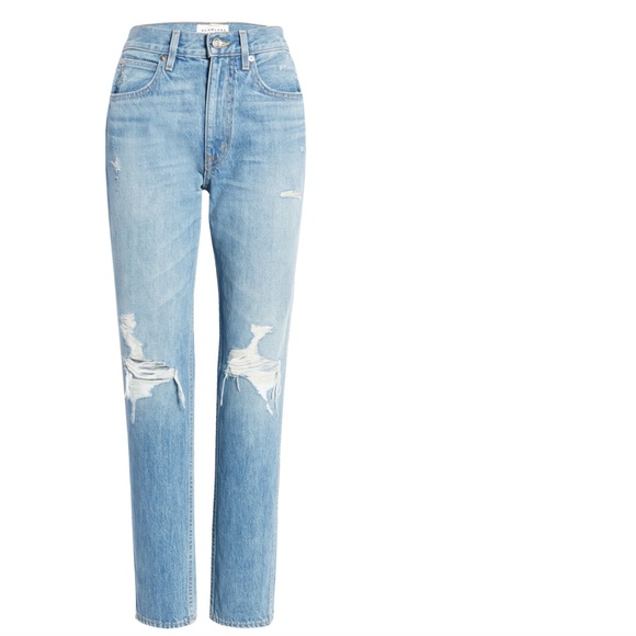 NWT $359 SLVRLAKE Women's Virginia High Waist Slim Straight Leg Jeans -size 29! - Picture 4 of 6